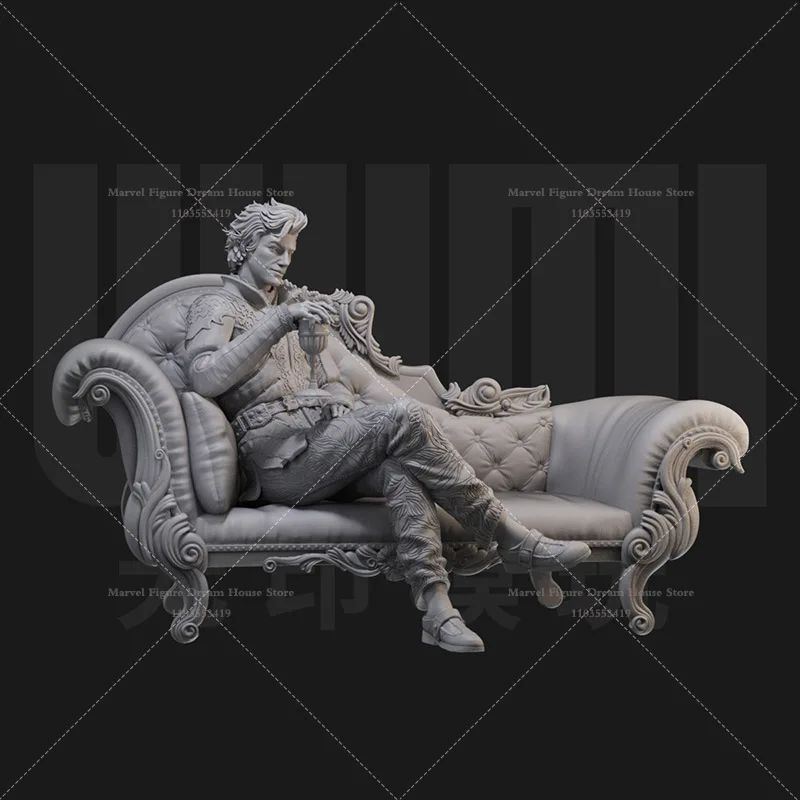 

1/24 1/18 Scale Bode's Gate Male High Elf Ambitious Astarion Sofa A Set Role Playing Strategy Games GK 3D Resin Un-panited Model