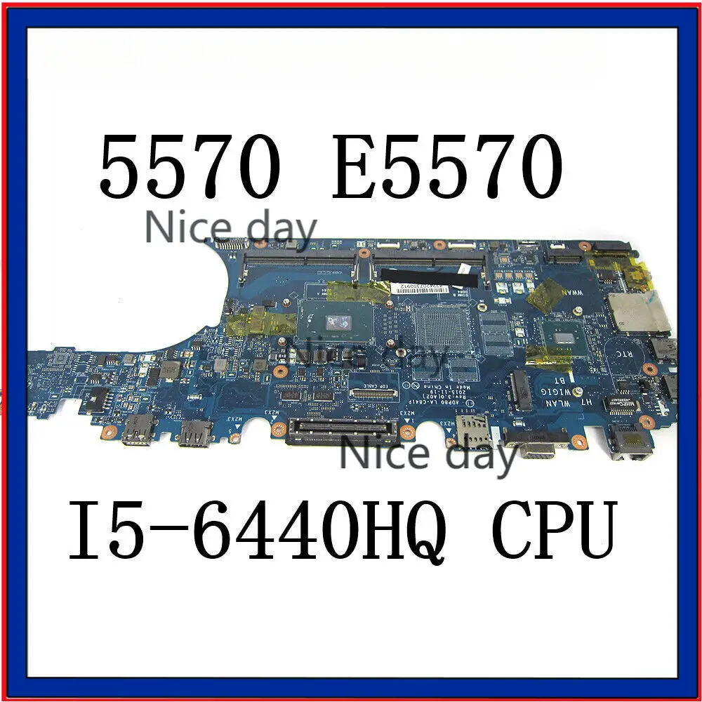 

For DELL Latitude 5570 E5570 I5-6440HQ CPU ADP80 LA-C841P CN-0CPTX8 0CPTX8 CPTX8