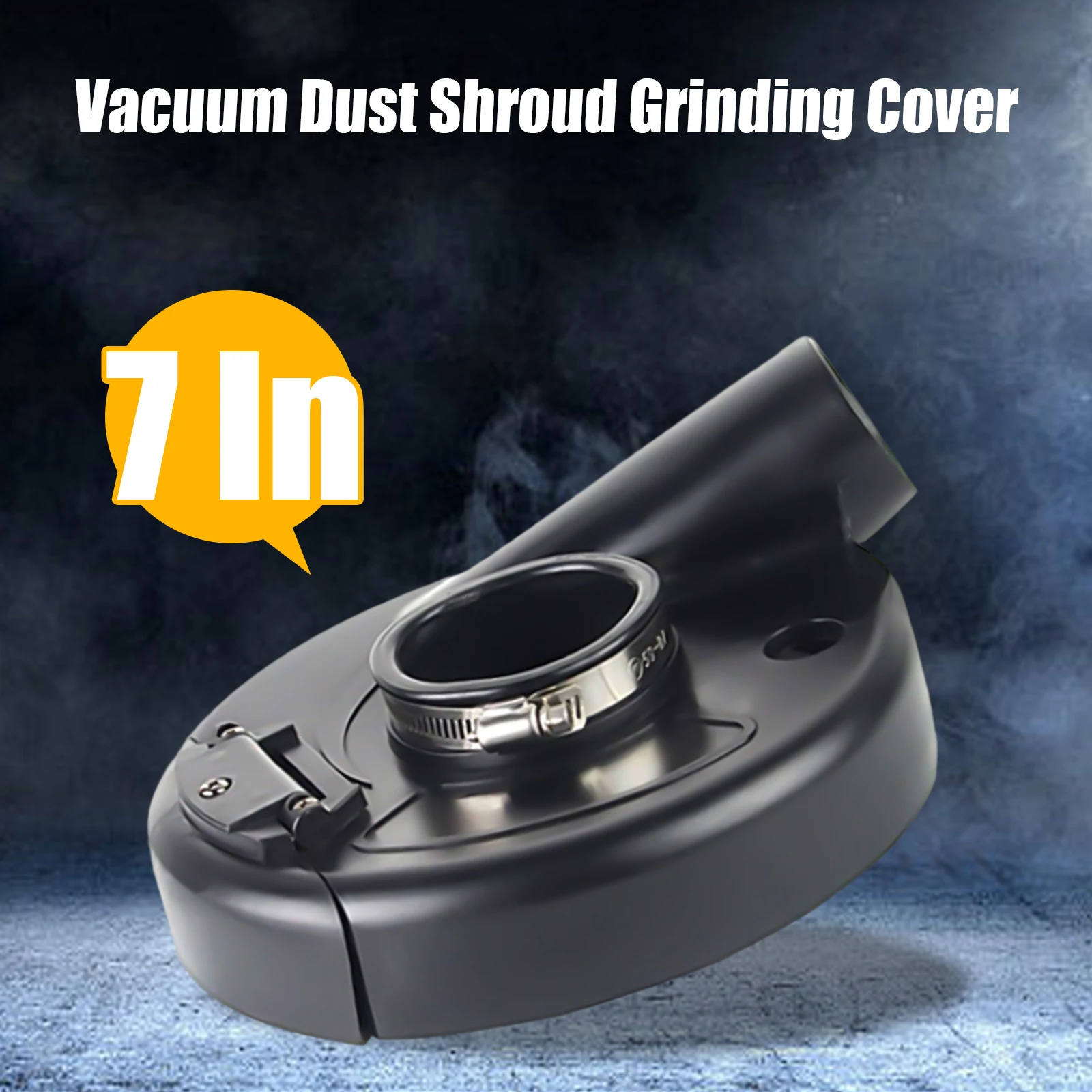 7-Inch Angle Grinder Dust Cover – Reduces Cleaning, Improves Grinding Efficiency, and Controls Dust for Easy Surface Polishing