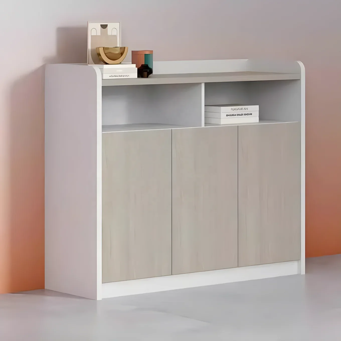 2026 Office Cabinet Decoration Partition Wall Cabinet