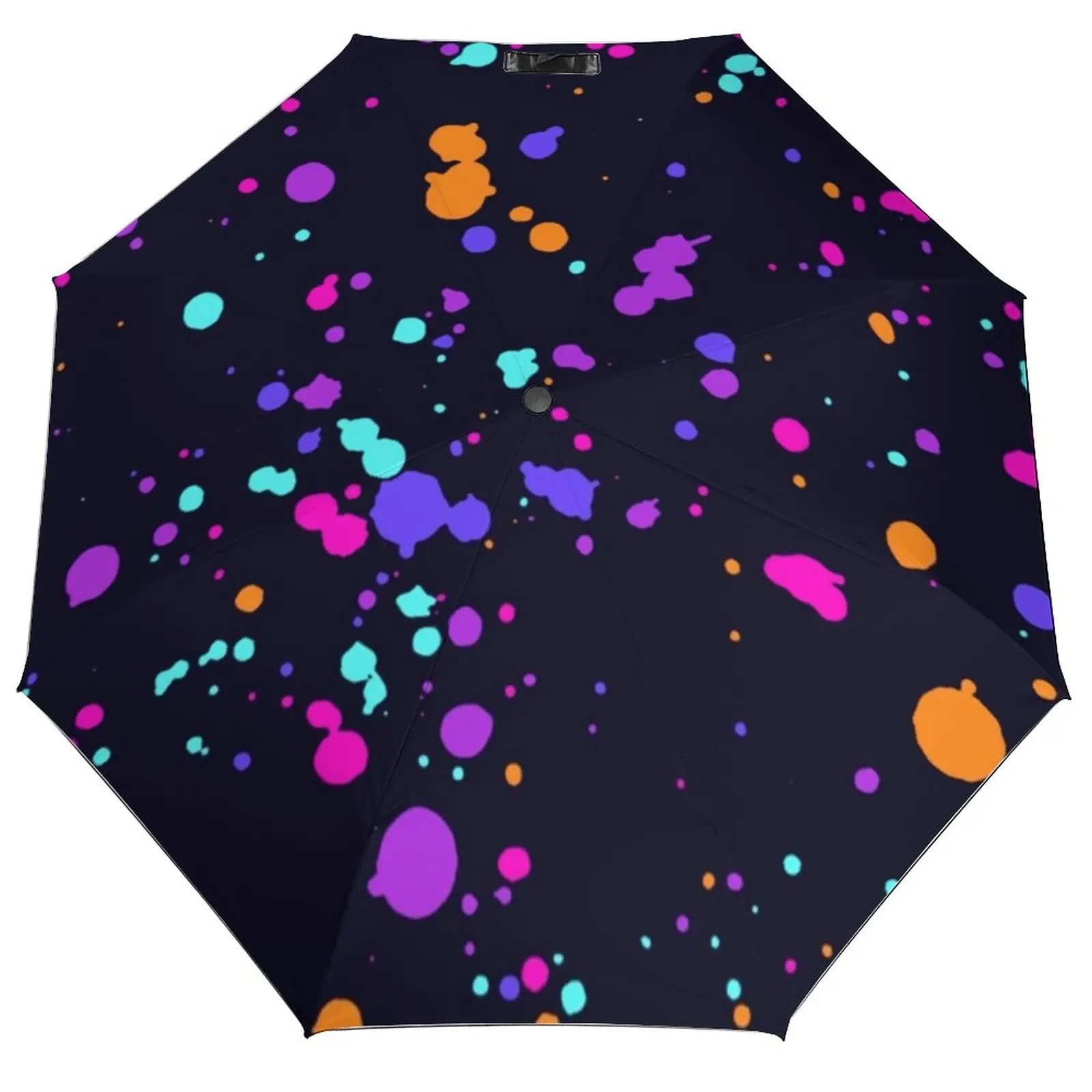 

Яркий зонт-брызговик с рисунком в стиле Триппи, водонепроницаемый автоматический зонт, уникальный дизайн, легкий уличный зонт