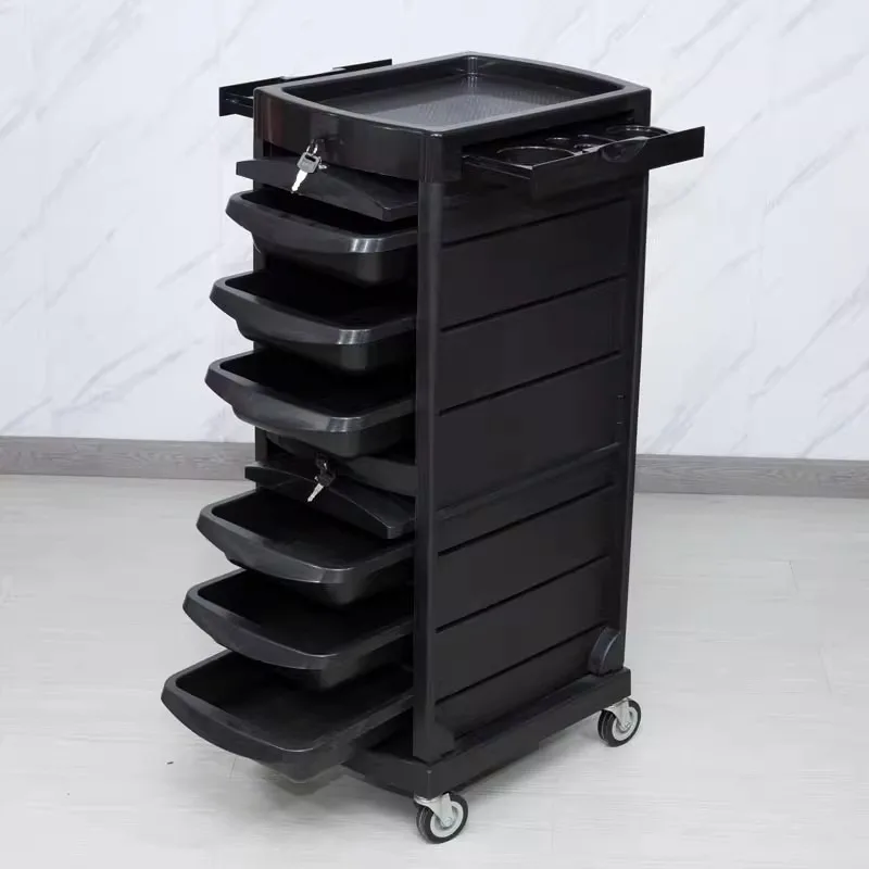 For Barber Shop Cart Hairstylist Beauty Salon Perm and Dyeing Tool Cart Hair Salon Cart Tool Cabinet