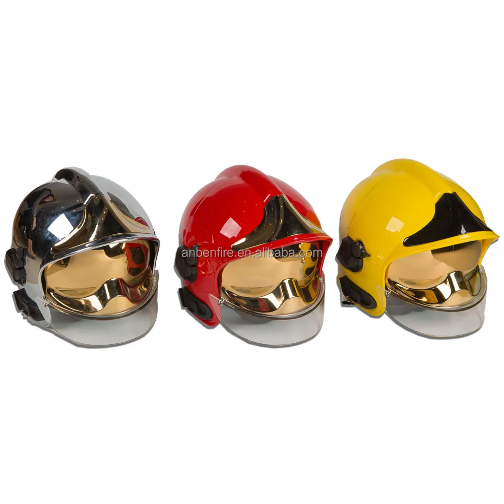 Factory Price Rescue Fire Fighting Protective Flame Retardant Safety Fireman Helmet With Visor