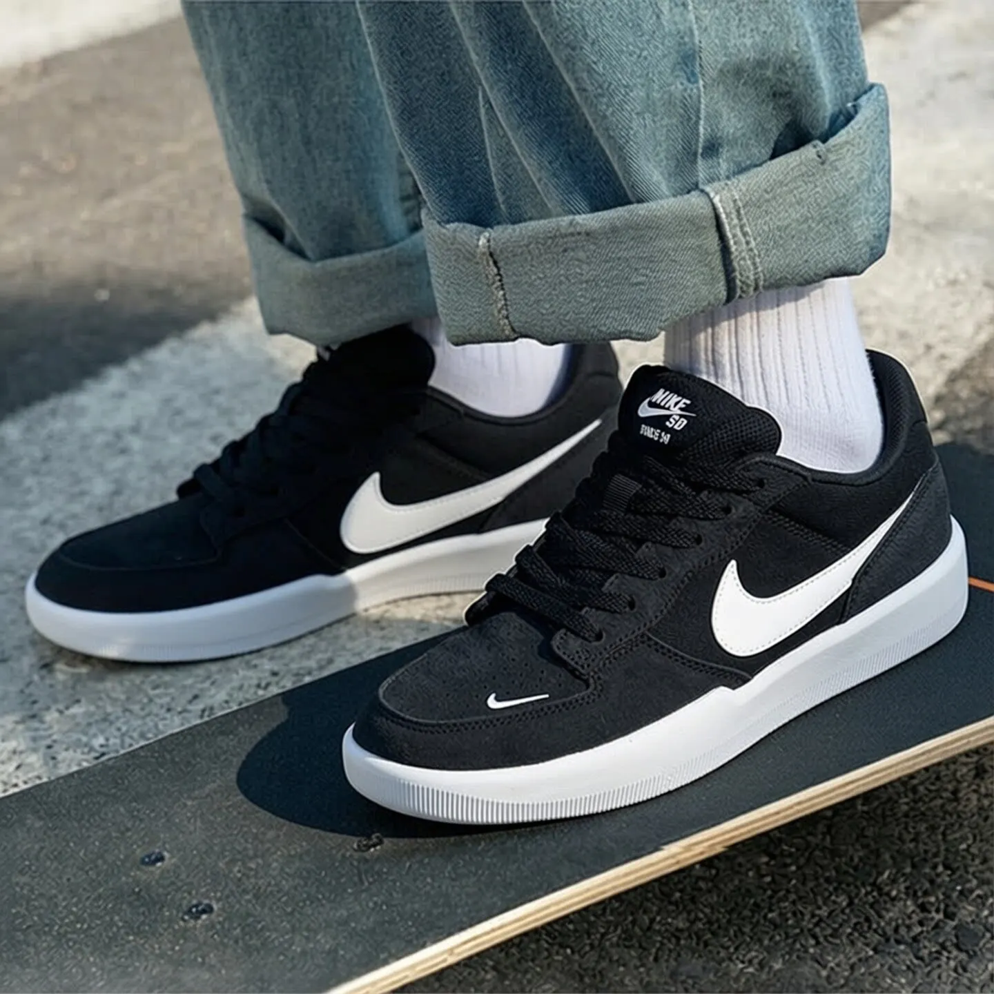 NIKE SB FORCE 58 Skateboard-Schuhe Original Herrenschuhe Klassische Mode Sport Freizeitschuhe CZ2959-001-1