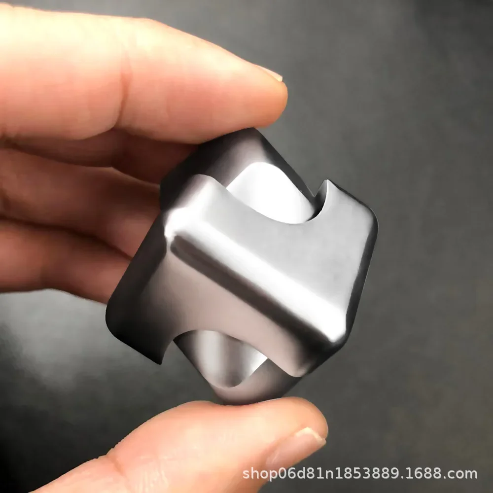 Giroscópio quadrado, giroscópio de descompressão na ponta do dedo, três cores
