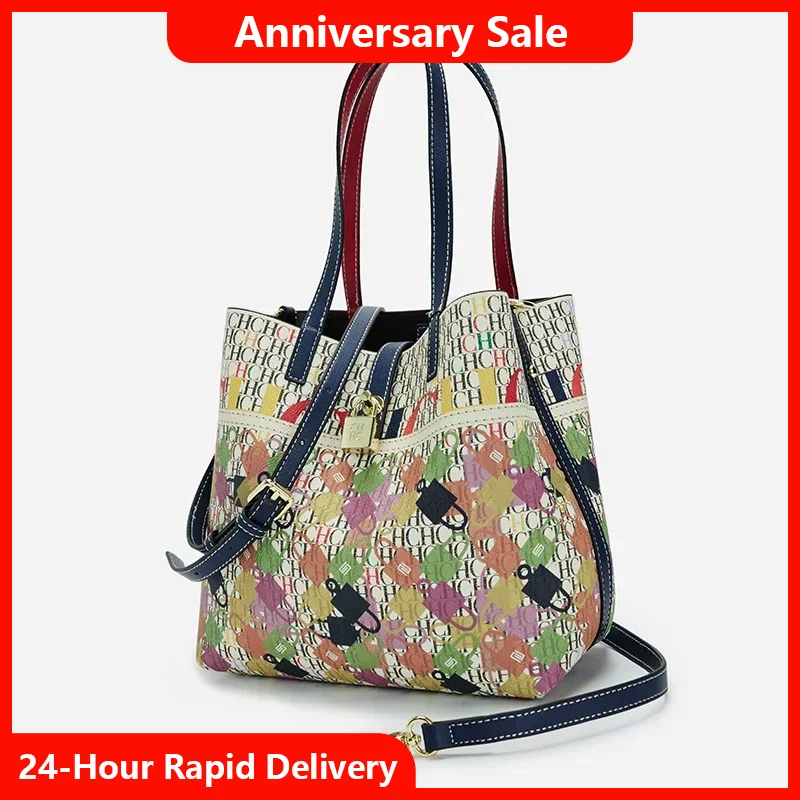 

CH Classic Monogram Tote Bag Large Capacity Everyday Commuter Versatile And Elegant Handbag 2025 Edition