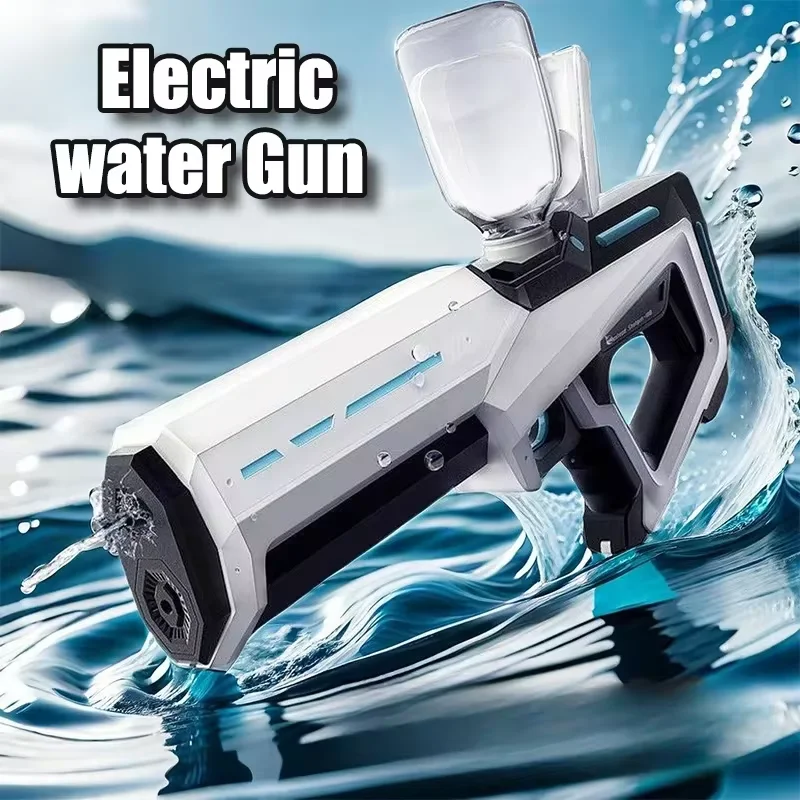 Electric Water Guns for Adults Powerful Squirt Automatic Water Suction Water Blasters Summer Outdoor Beach Toy for Kids Gift