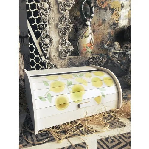 Evimsan Lemon Print Bread Cart