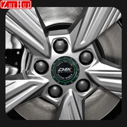 For Geely Atlas 2nd Gen Starray 2024 2023 Car Metal Wheel Hub Logo Personalized Logo Wheel Hub Cover Decoration Auto Accessories