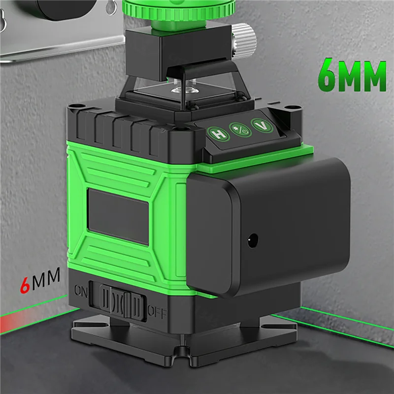 8/12/16-Line Laser Level Green Beam Infrared Automatic Leveling Tool Horizontal Vertical Cross Line Laser Levels Instrument