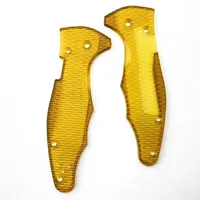 New 1 Pair ULTEM PEI Grip Handle Scales for Spyderco C85 Yojimbo 2 Folding Knife