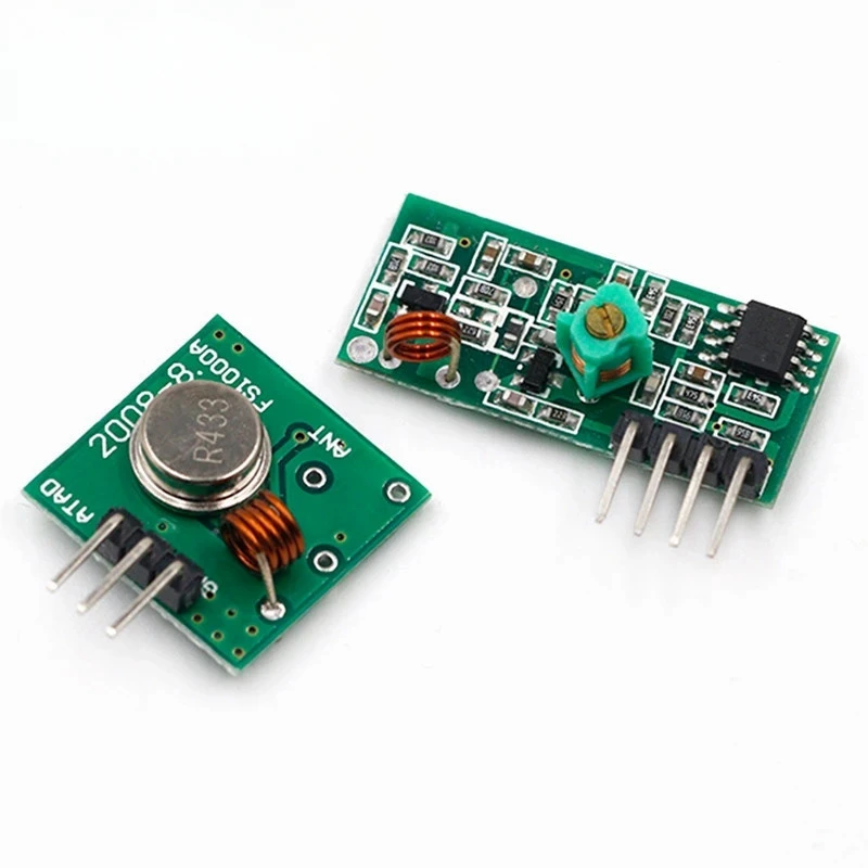 10Set 315Mhz 433Mhz RF Transmitter And Receiver Link Kit For arduino Wireless Remote Control Module Voltage Module Board