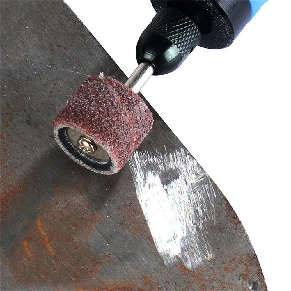 60pcs 150-Grit Sanding Belts with 2 Rubber Mandrels for Belt Sander Devices Used in Fine Finishing and Material Removal Work