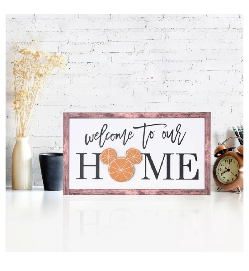 Welcome Door Sign Home Decor Interchangeable Seasonal Home Sign Rustic Farmhouse Front Door Decor Hang Sign Christmas Decoration