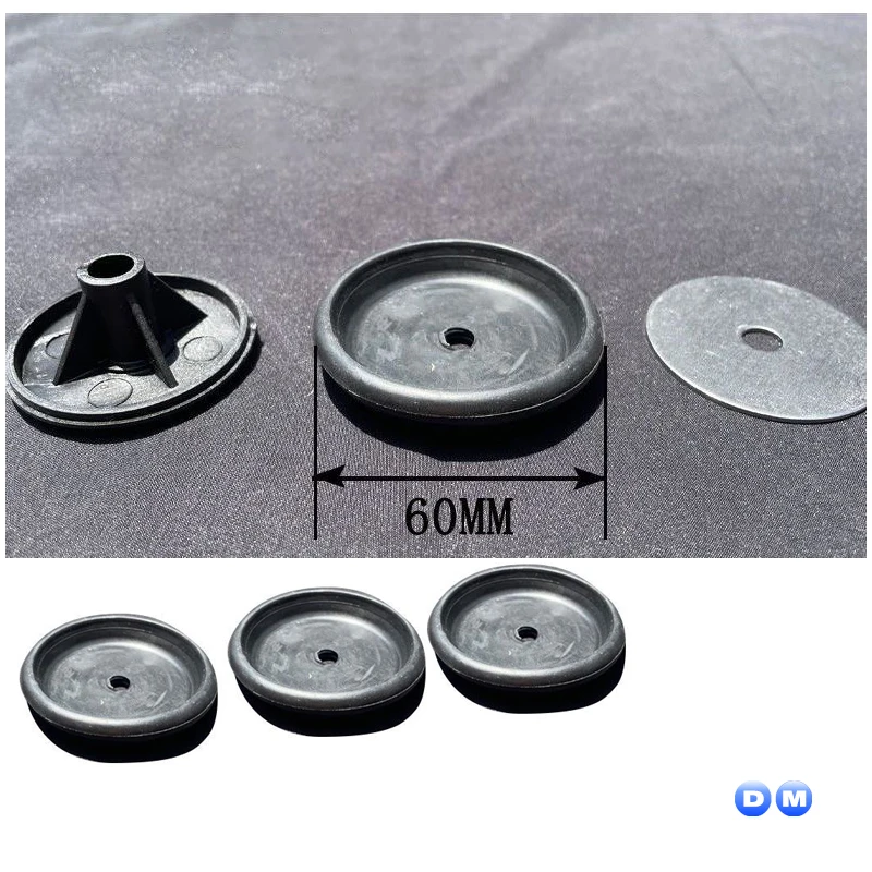 General Accessories for Conventional Manual Butter Guns, Cup Type T for Oil Seal Soft Rubber Rings with Diameter of 56MM ，60MM