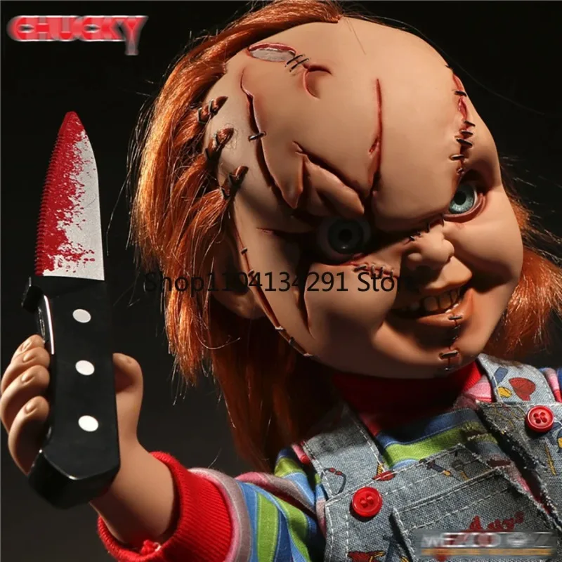 Original Bride Of Chucky MezcoToyz 78003 15 Inch Horror movie Peripheral Products Chucky Tiffnay Action Figure doll 38CM view 4