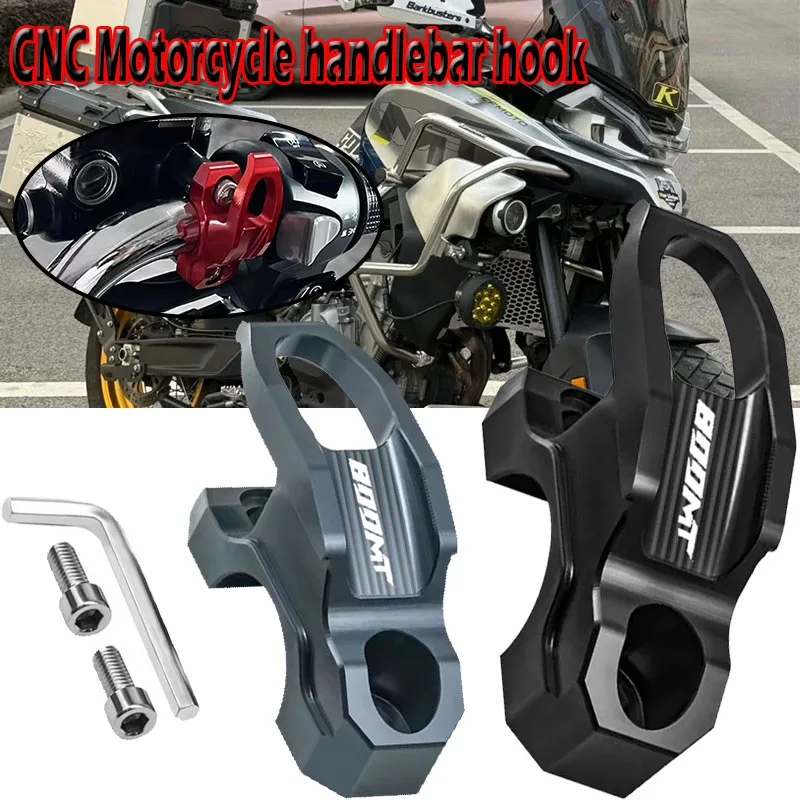 For 800MT ALLYEAR 800 MT 800-MT 800 Aluminum Brake Master Cylinder Holder Clamp Bracket Bag Hook Helmet Hanger Accessories