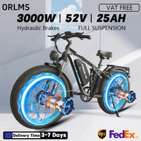 Orlms FINDER26 V3 E-bike 3000W Dual Motor 52V 25Ah 26*4.0 Inch Fat Tire Electric Bicycle Off-road Hydraulic Brake Electric Bike