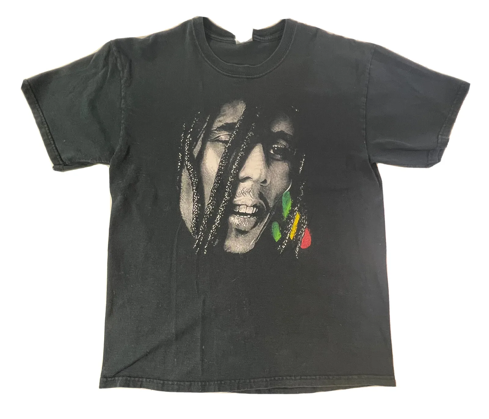 Рубашка Bob Marley Tribute, 1945-1981, черная футболка Gildan, большой размер