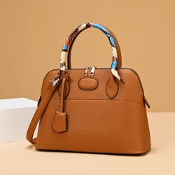 Women Girl Leisure Fashion Tote PU Leather Multi-function Lady Female Big Capacity Business Bag With  Pocket Zipper For Trip