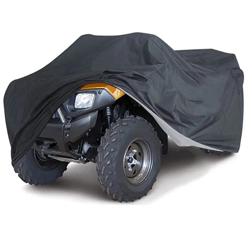 

NEW-Premium XXL Universal Dust Cover For ATV/UTV - Waterproof And Sun-Proof Motorcycle Protection