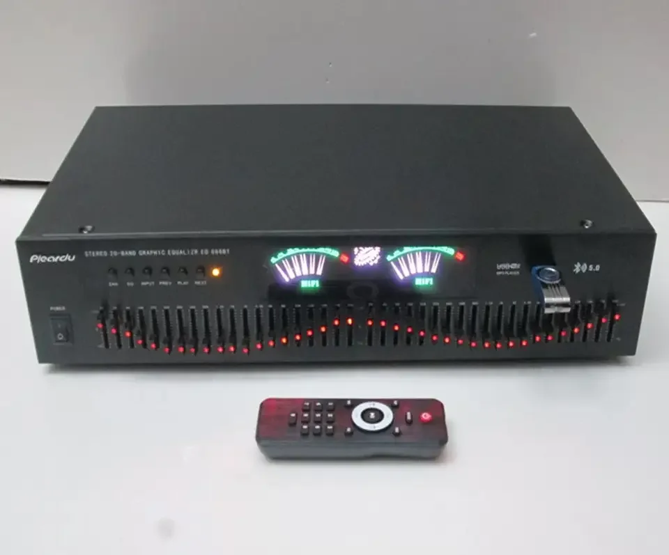40 Segment 5.0 Lossless Bluetooth Card Stereo High, Medium, and Low Frequencies Hifi Fever Home EQ Equalizer Tuner