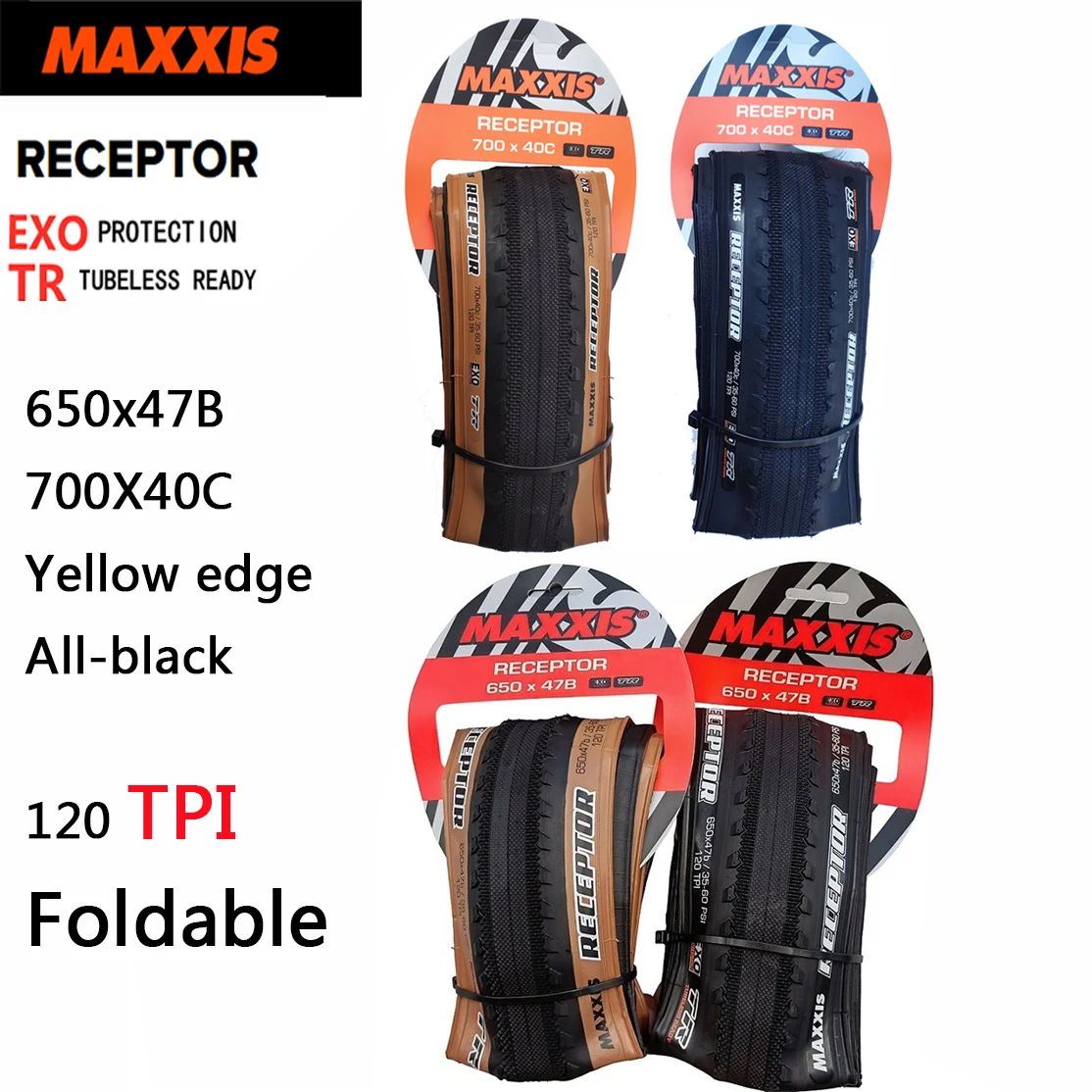 The Maxxis Receptor Is A Semi-Slick Gravel Tire Designed For Riding On Pavement, Hard-Packed Dirt Roads, And Light Gravel650x47b