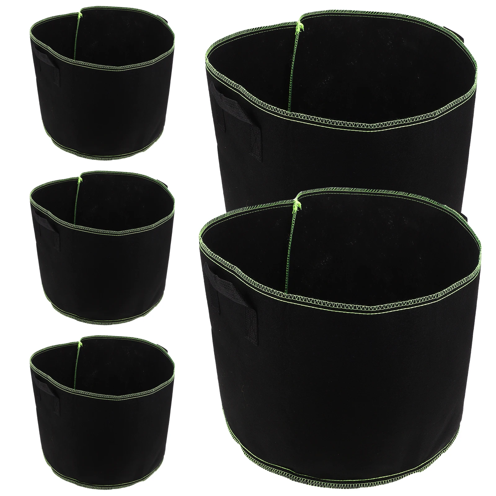

5 Pcs Grow Bag Plants Potato Growing Containers Non-woven Planting Bags Seedling Gardening Fabric for Indoor Supplies