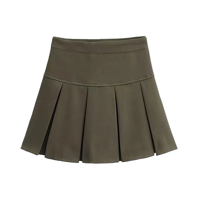 Spring Summer Ladies Clothing New In Golf Sports Shorts Lining Pleated Skirt Outdoor Breathable Slim Black Women's Short Skirt