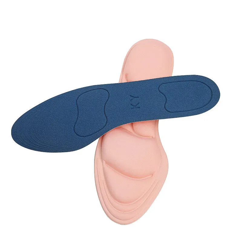 5D Sport Insoles for Shoes Men Women Orthopedic Insoles Memory Foam Breathable Cushion Foam Pads For Feet Care Shoe Sole