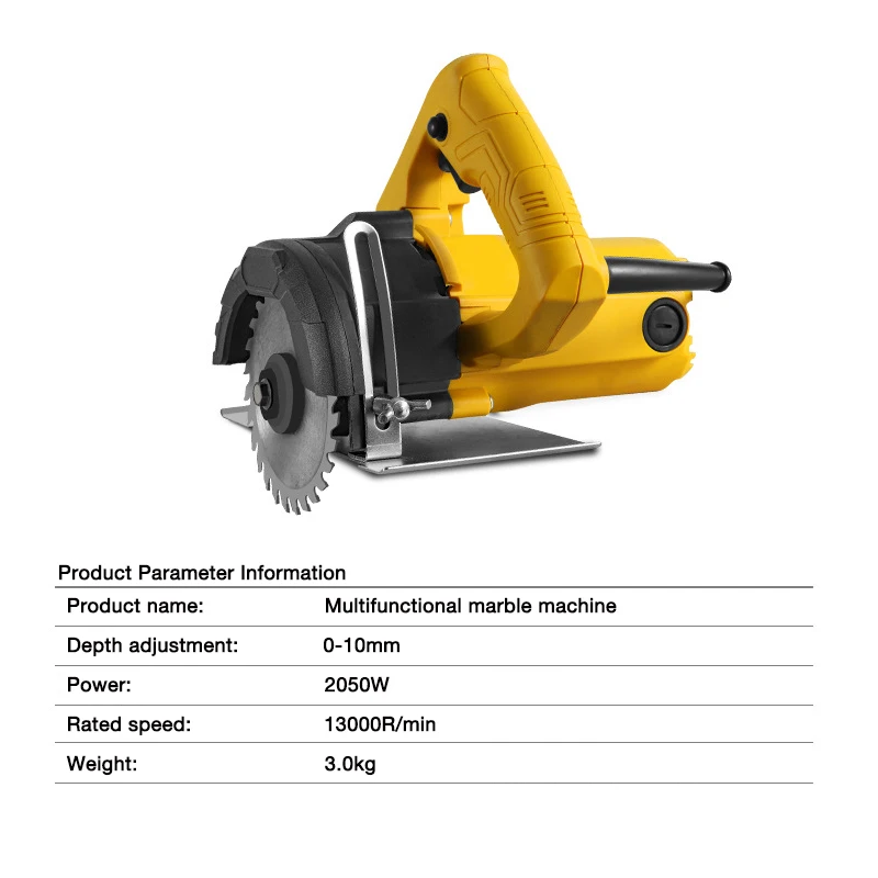 Tile Cutting Machine Small Portable Woodworking High Power Electric Slotting Machine Cloud Stone Machine Stone Cutting Machine