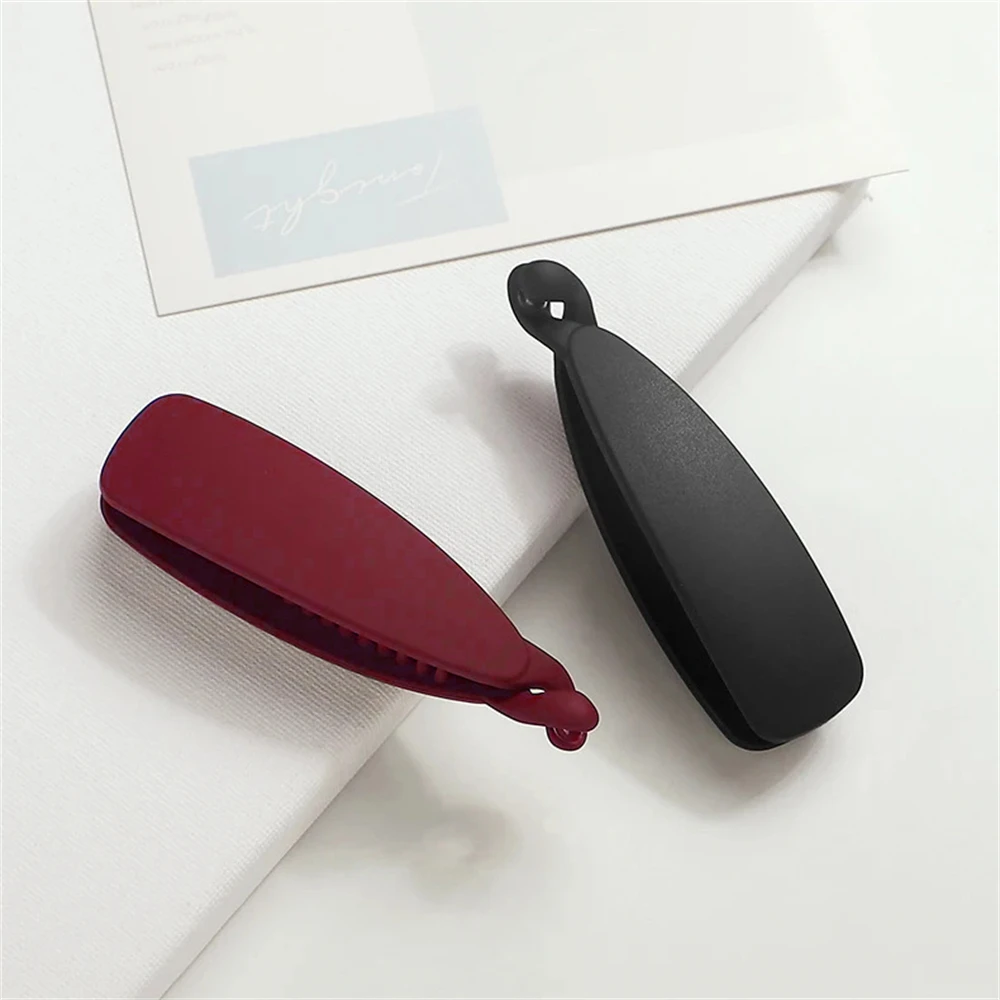 Horquillas para el cabello, accesorios para el cabello, Clip de plátano de Color sólido esmerilado, pinzas para el cabello, soporte para cola de caballo, 1 ud.