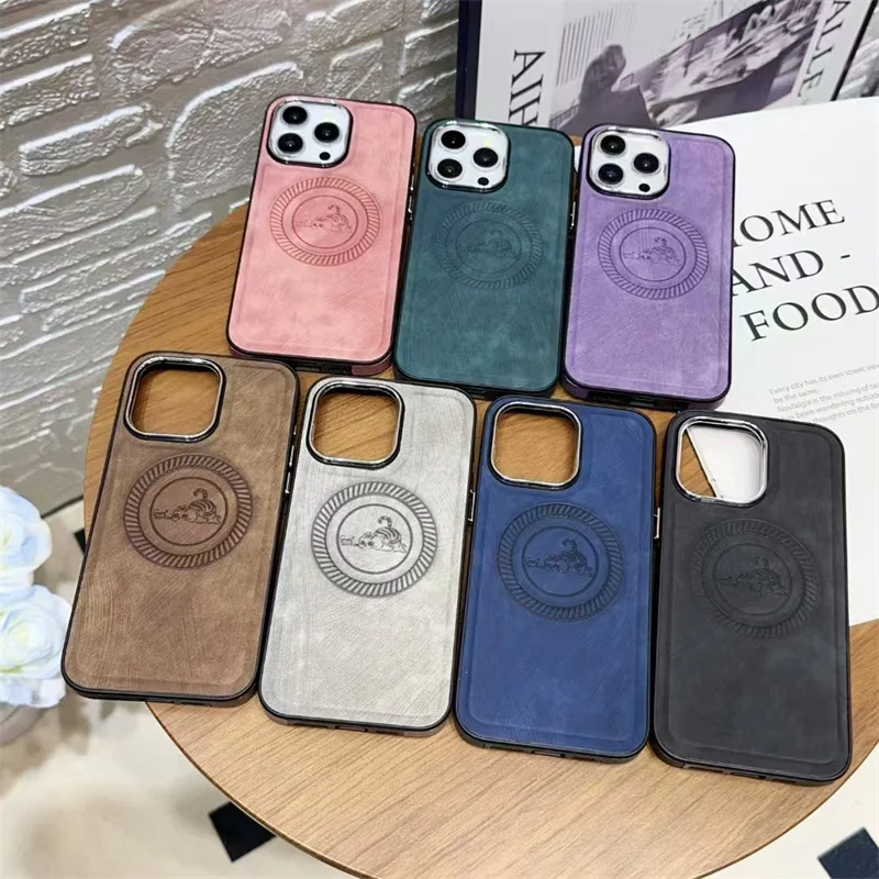 Soft Armor Magnetic Cat Card Hole Liquid Phone Case For iPhone 11 12 13 14 15 16 Pro Max Plus For Magsafe Wireless Charger Cover