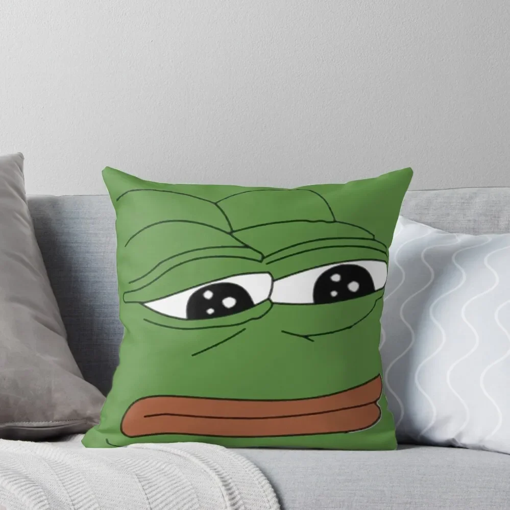 

PEPE THE FROG MEME Throw Pillow