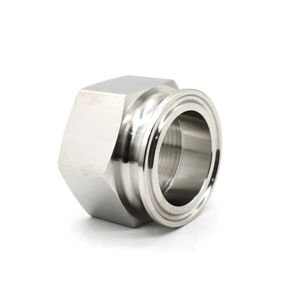 

1/2" 3/4" 1" 1-1/2" 2" NPT Female 0.5" 1.5" 2" Tri Clamp Sanitary Pipe Fitting Connector SS304 /316 Stainless Homebrew