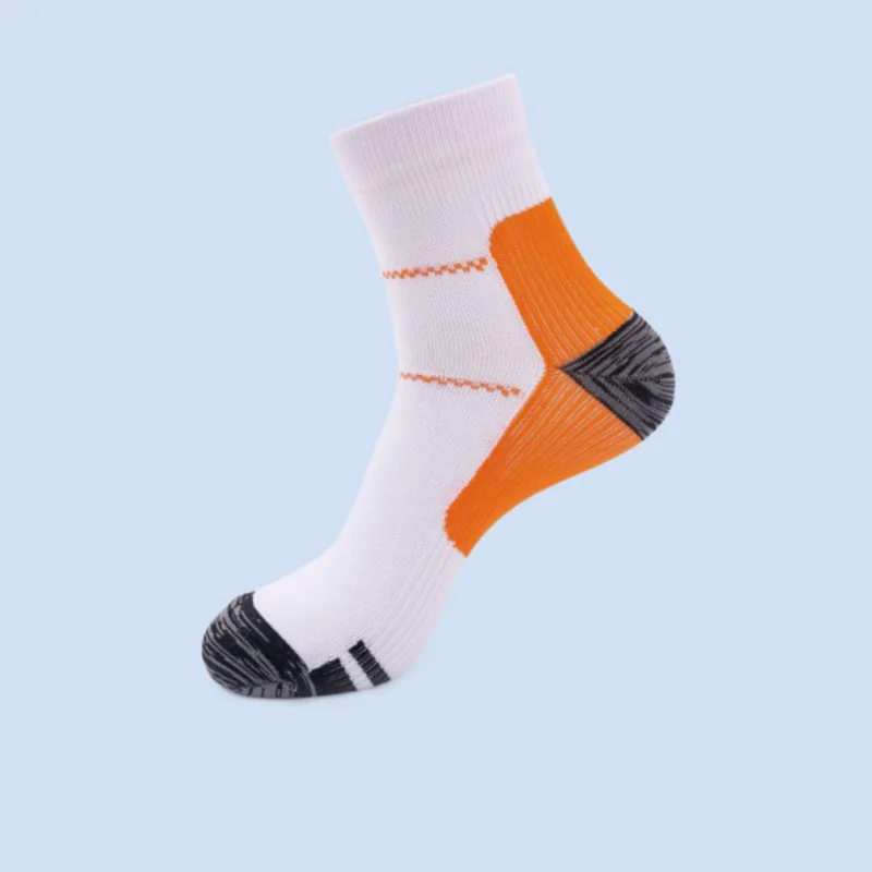 5/10 Pairs New Men's High Quality Sports Running Socks Men's Women's Compression Plantar Fascia Socks Compression Football Socks