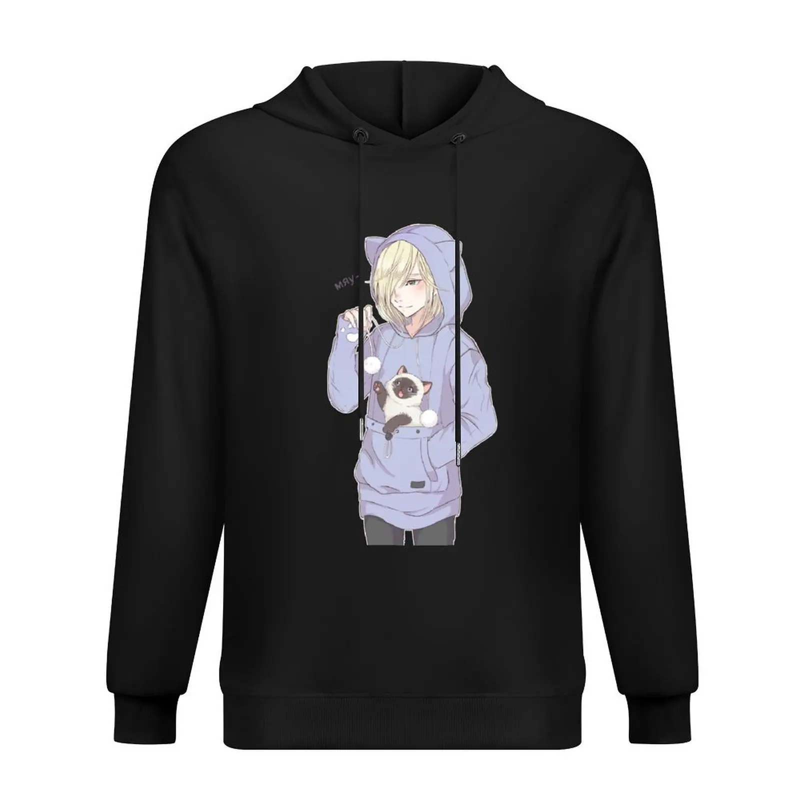 

Meows in Russian Hoodie men's sweat-shirt autumn autumn jacket men men's winter sweater graphic hoodies