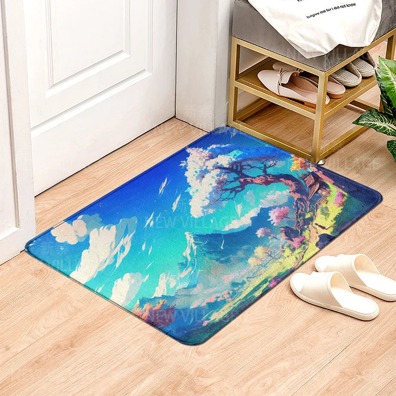 House entrance carpet Home Colorful animals doormat  Room Bath mat Foot mat bathroom non-slip mat Kitchen water absorption mat