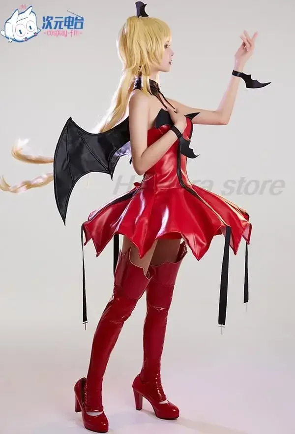 Anime Shugo Chara Tsukiyomi Utau Teufel Cosplay Kostüm Frauen Sexy Kleid Outfits Halloween Uniform Karneval Party Kostüme Cos