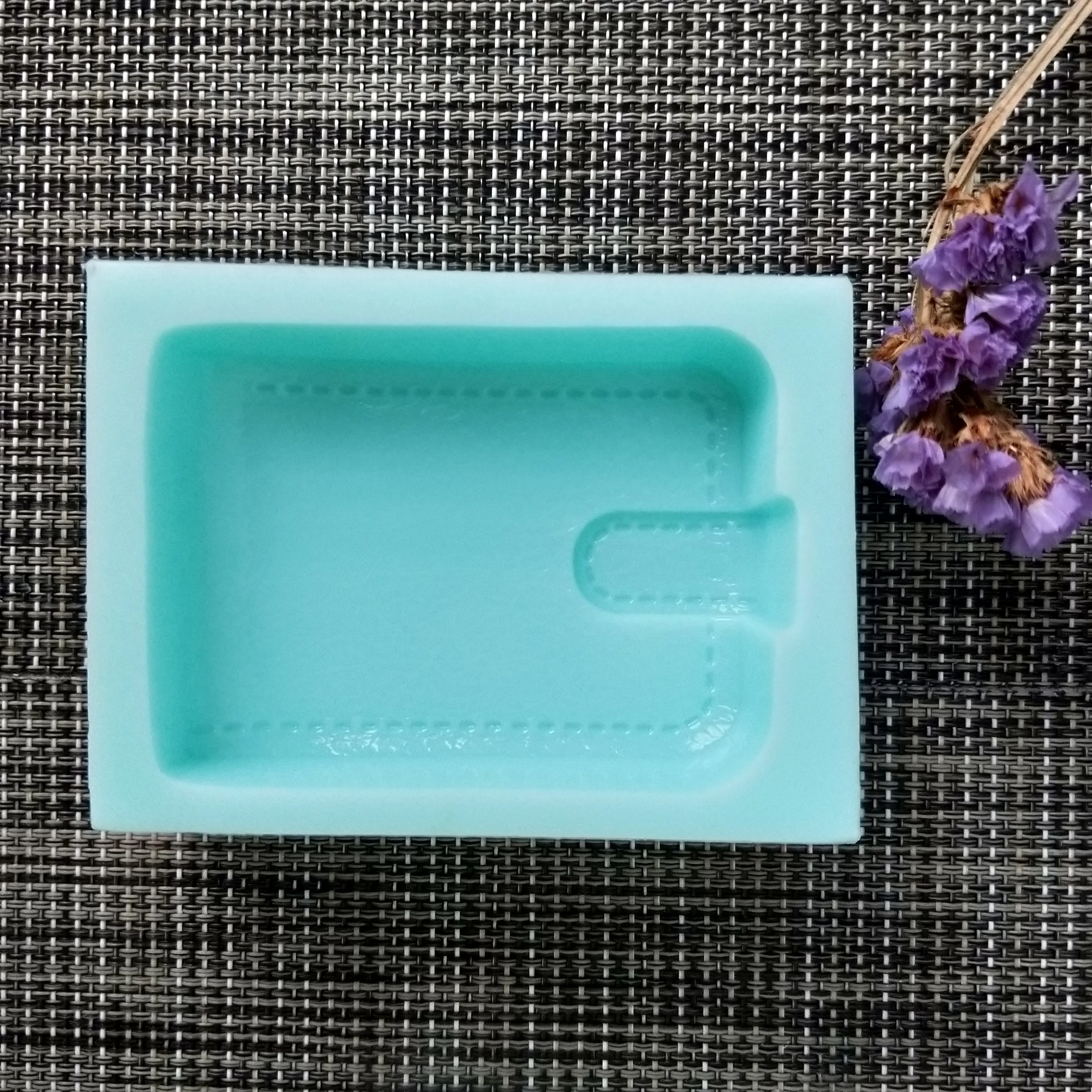 QT0142 PRZY Mold Silicone Soap Mould Card Package Handmade Soap Making Molds Candle Mold Silicone Resin Clay Mold Eco-friendly