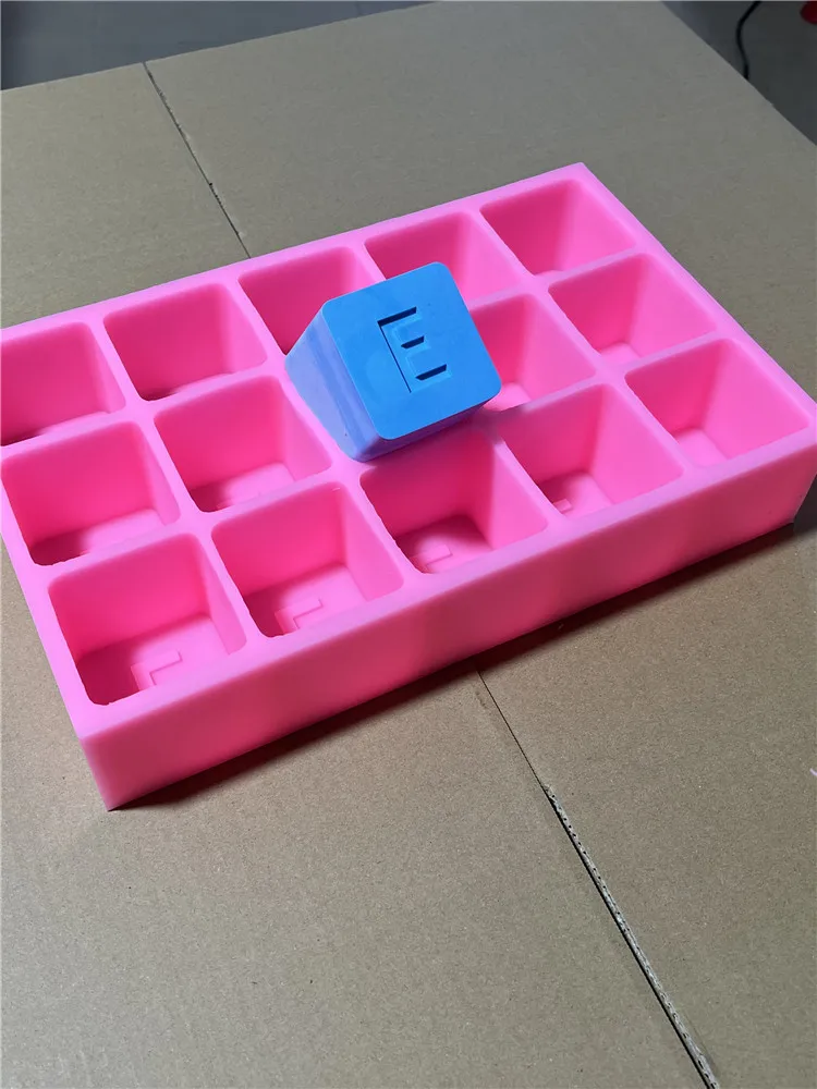 Customize Cubic Bath Bomb Soap Molds with Logo Custom Silicone Soap Tray Mould for Soap Making