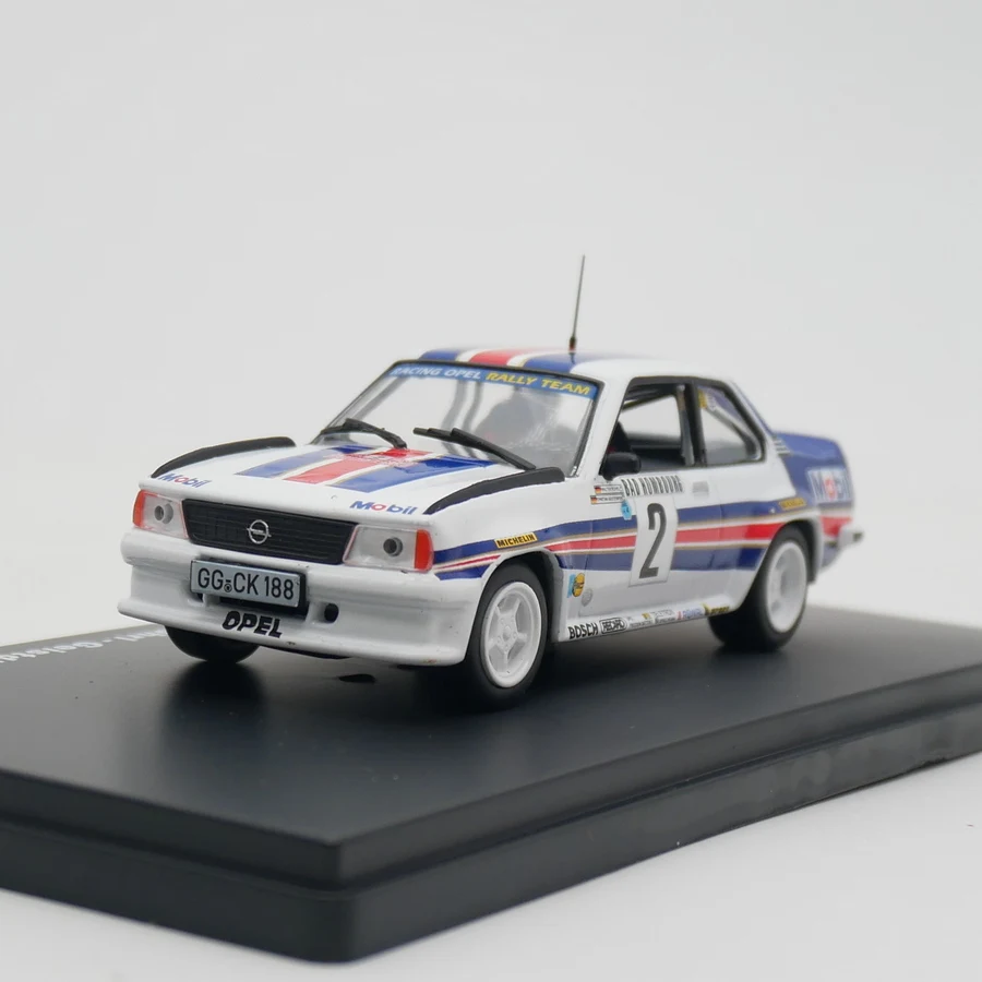 Ixo 1:43 Opel Ascona 400 WRC 1982 Röhri Diecast Car Model Metal Toy Vehicle