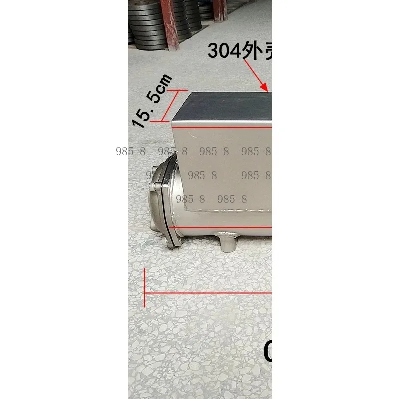 304 Stainless Steel Heat Exchanger, Diesel Engine Cooling Thermostat Cooler For Salt Water & Fresh Water Working Conditions
