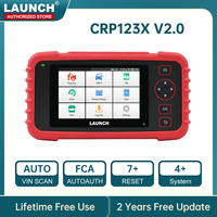 LAUNCH X431 CRR123X V2.0 Car OBD2 Diagnostic Tools Auto OBD Scanner ABS SRS Engine AT+ 7 Reset Service Free Update