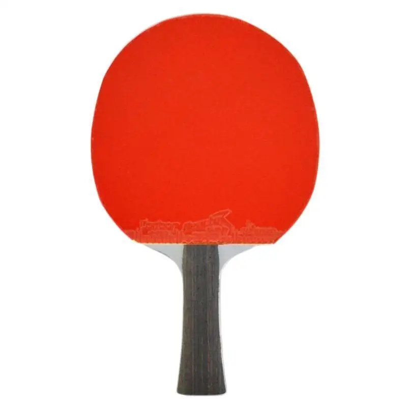 Raqueta de tenis de mesa de acero al carbono, 1 piezas, mango corto y largo, profesional, hoja de Ping Pong pesado