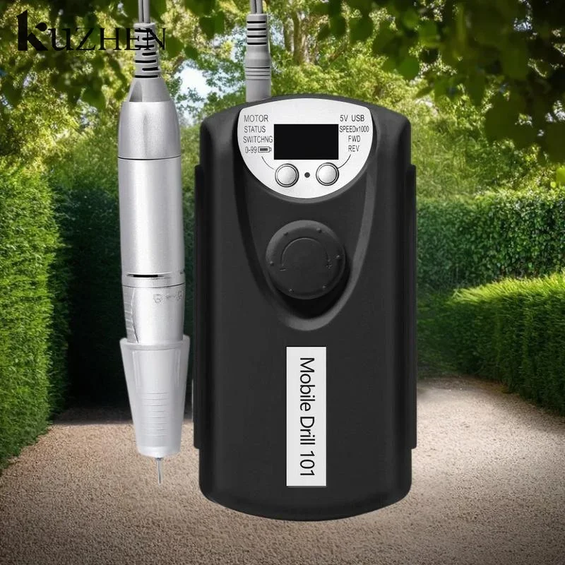 35000 RPM Rechargeable Nail Drill Machine Professional Portable Electric Manicure File For Nails Gel Polish Remove Grinding