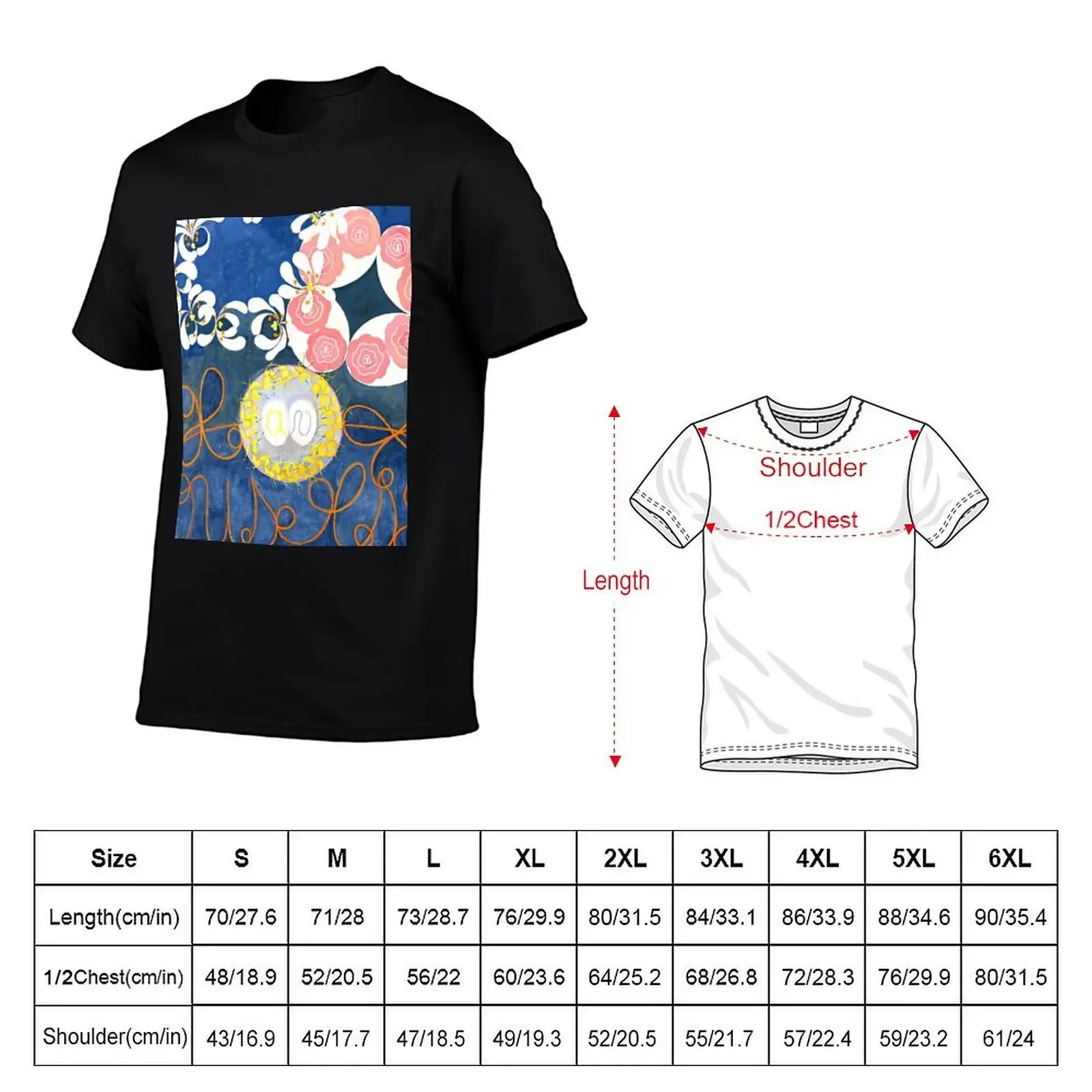 Hilma af Klint The Ten Largest, No. 01, Childhood, Group IV T-Shirt graphic shirts Blouse t shirt for men