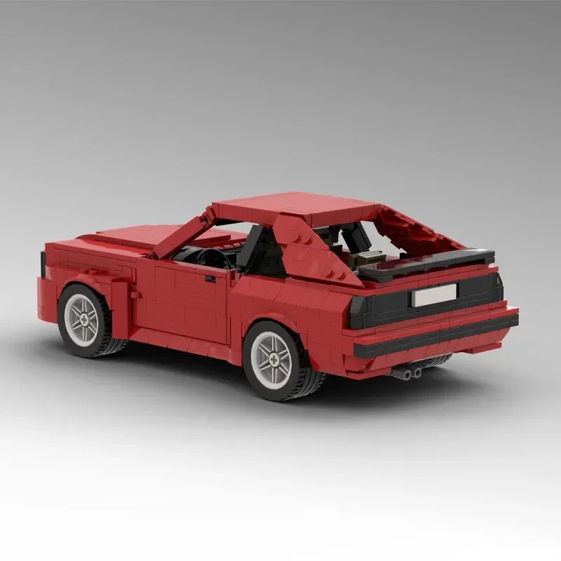 

MOC-65510 Classic 90s Red Sports Car Racing Blocks Model 1255 PartsMOC Creative Boys Kids Birthday Building Blocks Toy Gift