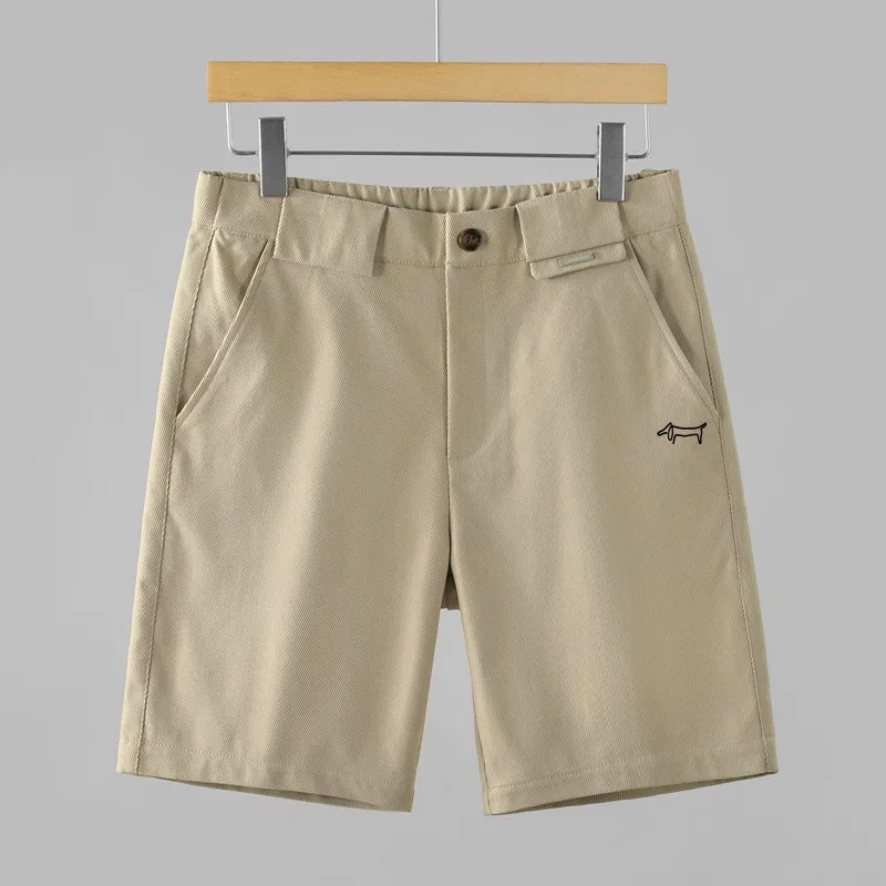 

Summer Men Golf Wear Shorts Fashion Business Suit Pants Five Split Pants Korea Man Golf Clothing Pants Luxury Middle Pants 골프웨어