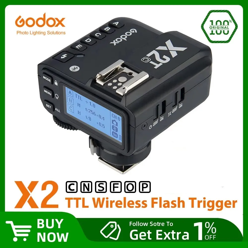 Godox X2 Trigger X2T Series: The Ultimate Wireless Flash Control for Professional Photography